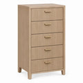 Ladekast met 5 laden, 60 x 40 x 120 cm, naturel eiken